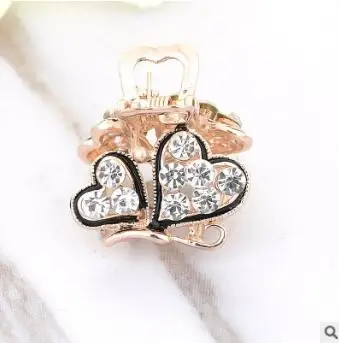 100 шт./лот DIY Простые заколки для волос с множеством кристаллов мини бантом