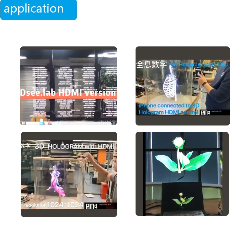 Latest HDMI 3d hologram led fan advertising display holographic player light for event | Электроника