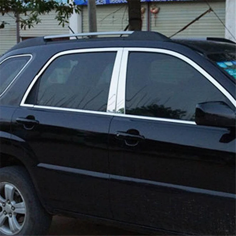 

WELKINRY for Kia Sportage JE KM 2nd generation 2005 2006 2007 2008 2009 2010 car window frame central middle column pillar trim