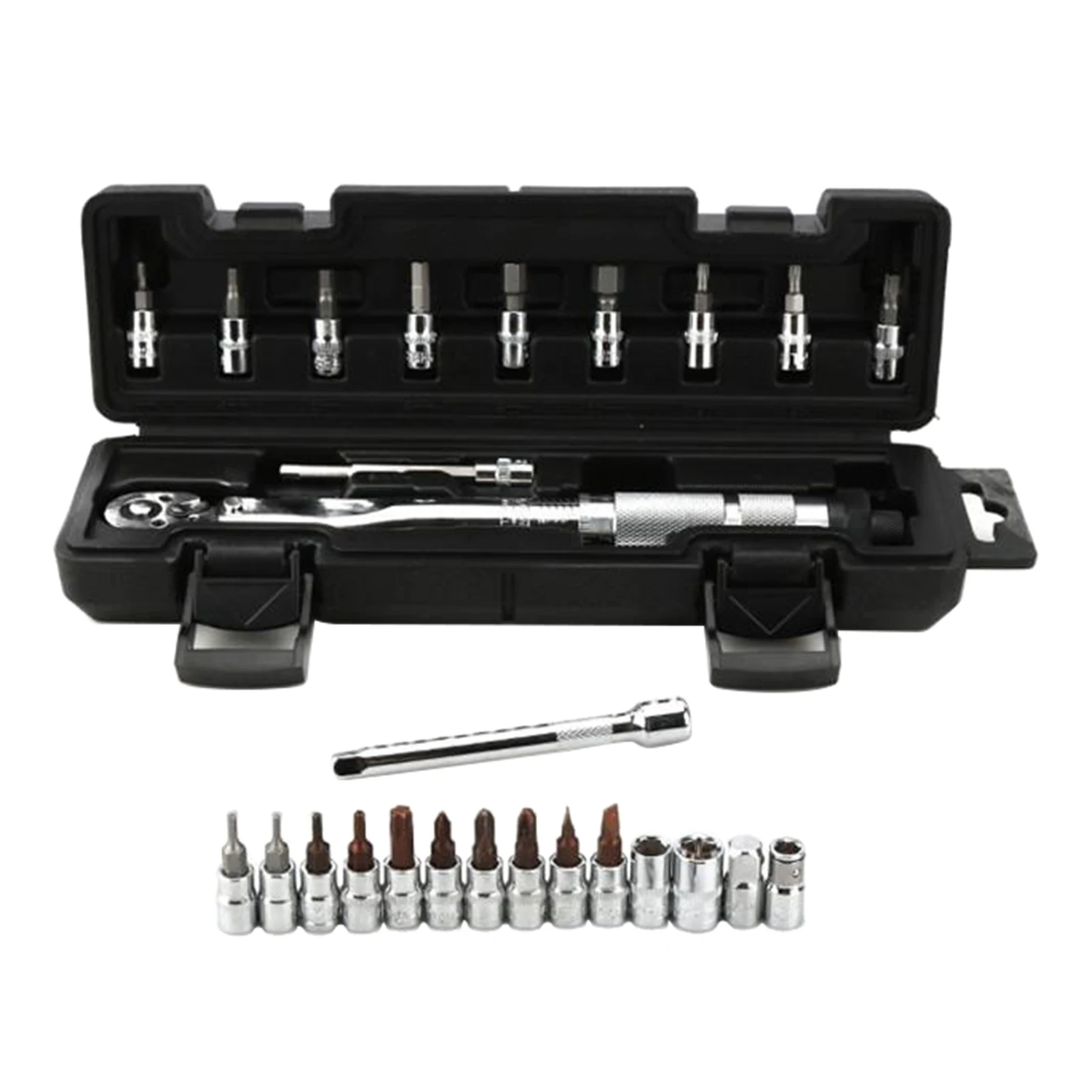 

Professional Preset Torque Wrench Set 1/4" 5-25Nm Bicycle Tool Kits Bike Repair Spanner Hand Tools High Precision 4% Industrial
