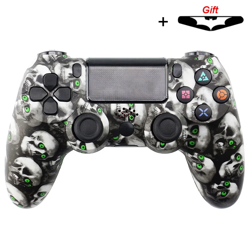 Skull Для PS4 Pro Bluetooth беспроводной/проводной контроллер для SONY PS4 Pro тонкий геймпад для playstation 4 джойстик для PS3 для Dualshock - Цвет: Skull