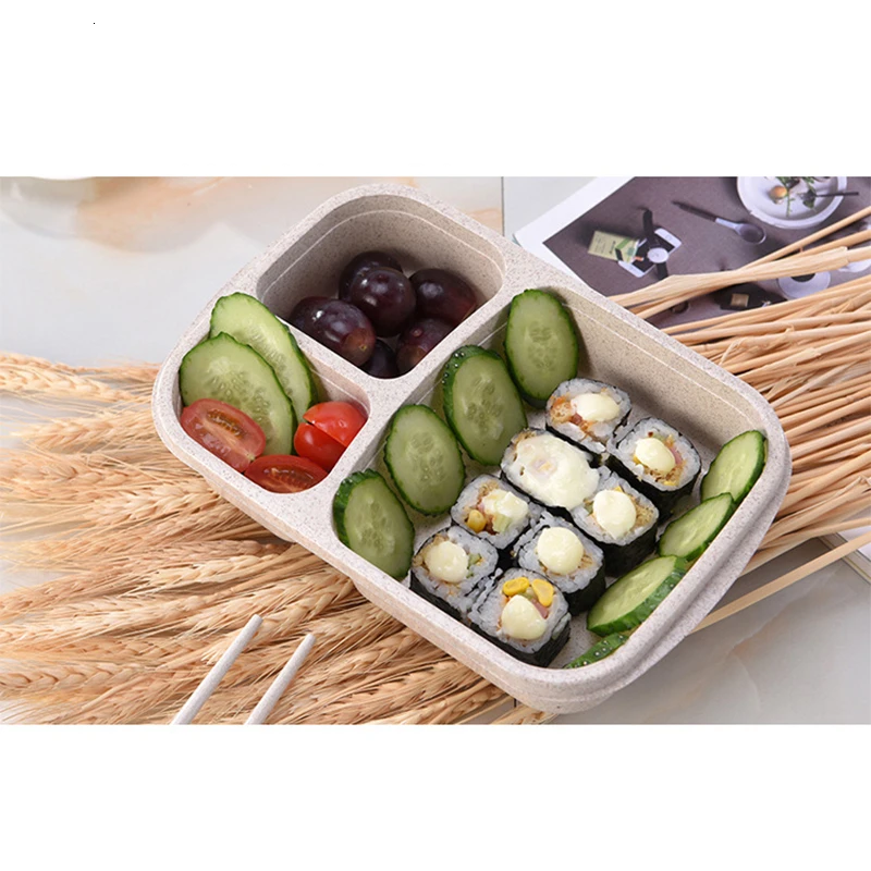 Контейнер для еды Ланч-бокс Детский Школьный детей портативная коробка подходит