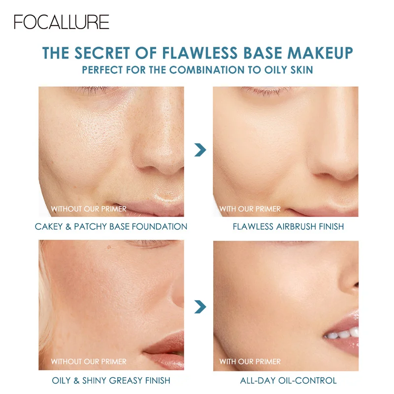 FOCALLURE макияж праймер порово-размытое масло контроль косметика для лица