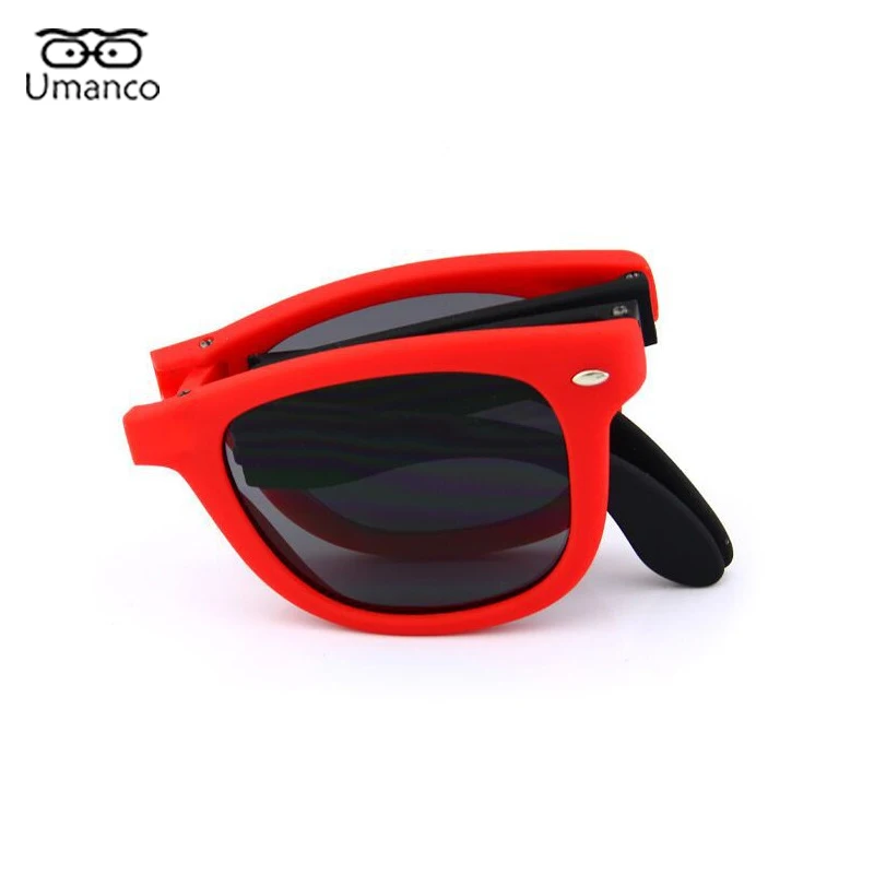 Umanco ультралегкие квадратные складные солнцезащитные очки для женщин и мужчин