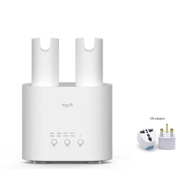 ADD uk plug XIAOMI MIjia Deerma HX10 интеллектуальная многофункциональная Выдвижная сушилка для обуви сушилка для мульти-эффект стерилизации u-образный воздух - Цвет: ADD uk plug