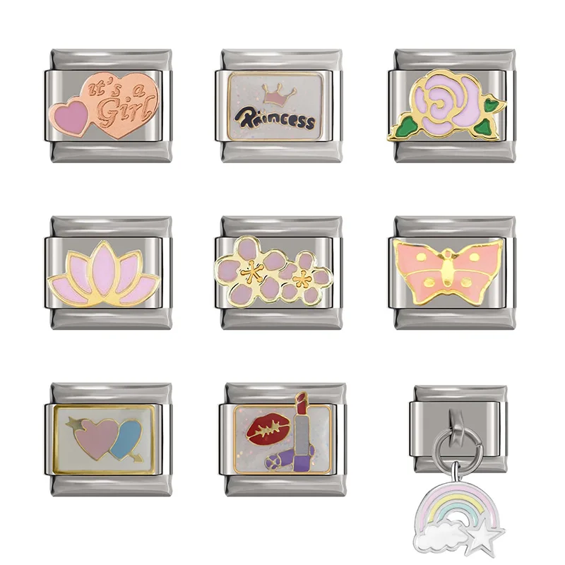 Hapiship оригинальная Маргаритка цветок принцесса Радужное сердце итальянские