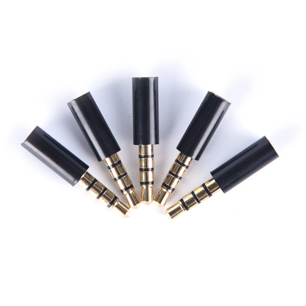 10 шт. 3 5 мм аудио разъем адаптер для Iphone Белый Черный стереогарнитура штекер с