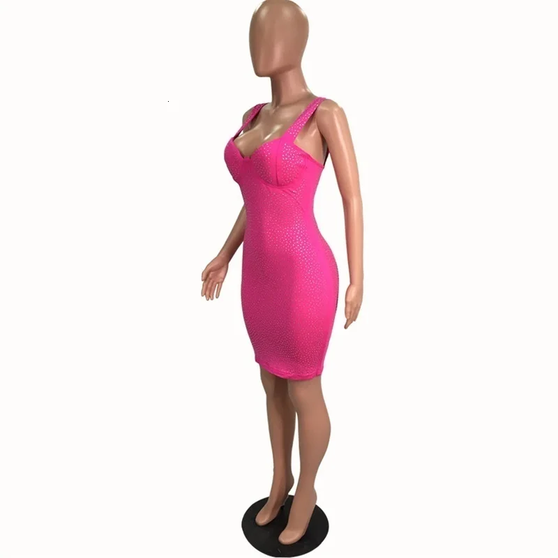 Женское Бандажное платье, Vestidos, элегантное, без рукавов, с кристаллами, сверкающее, для знаменитостей, вечерние, облегающее, Клубная одежда, сексуальные платья