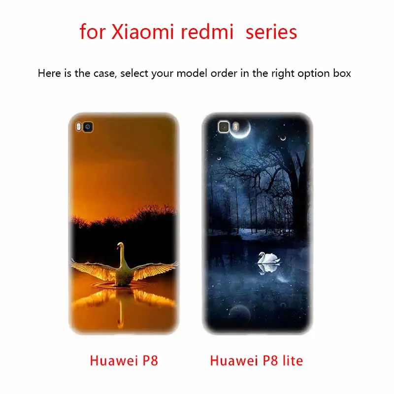 swan TPU Soft Phone Case For Huawei P50 P40 P30 P20 Pro Lite p30lite p50lite P samrt Z 2020 2019 Cover | Мобильные телефоны и