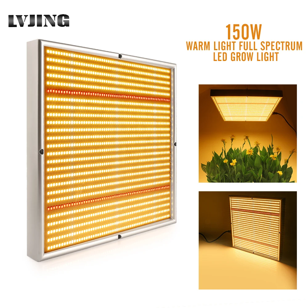 Led Grow Light 1560Leds 150W Full Spectrum Red Warm Phytolamp For Indoor Plants Seed Flowers Grow Tent Kit SMD2835