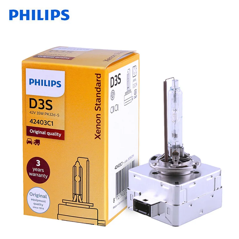 Philips ксеноновая фара D3S 100% оригинал 42403C1 35 Вт|Лампы для автомобильных фар