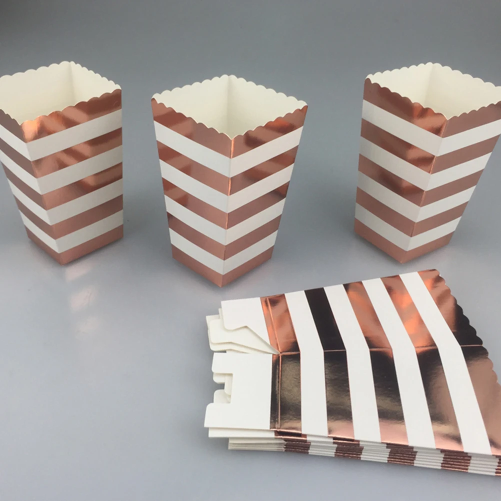 50 шт. коробка попкорна бумажная чашка коробки для сумки контейнер закуски