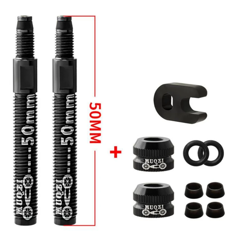 

1 комплект клапанов для велосипедных шин, прочный стержень шины для велосипеда, алюминиевый сплав, в американском стиле, 60 мм, бескамерная во...