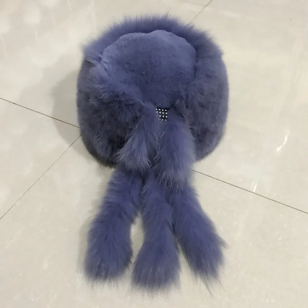 Женская шапка из 100% натурального Лисьего меха аксессуары для волос в русском