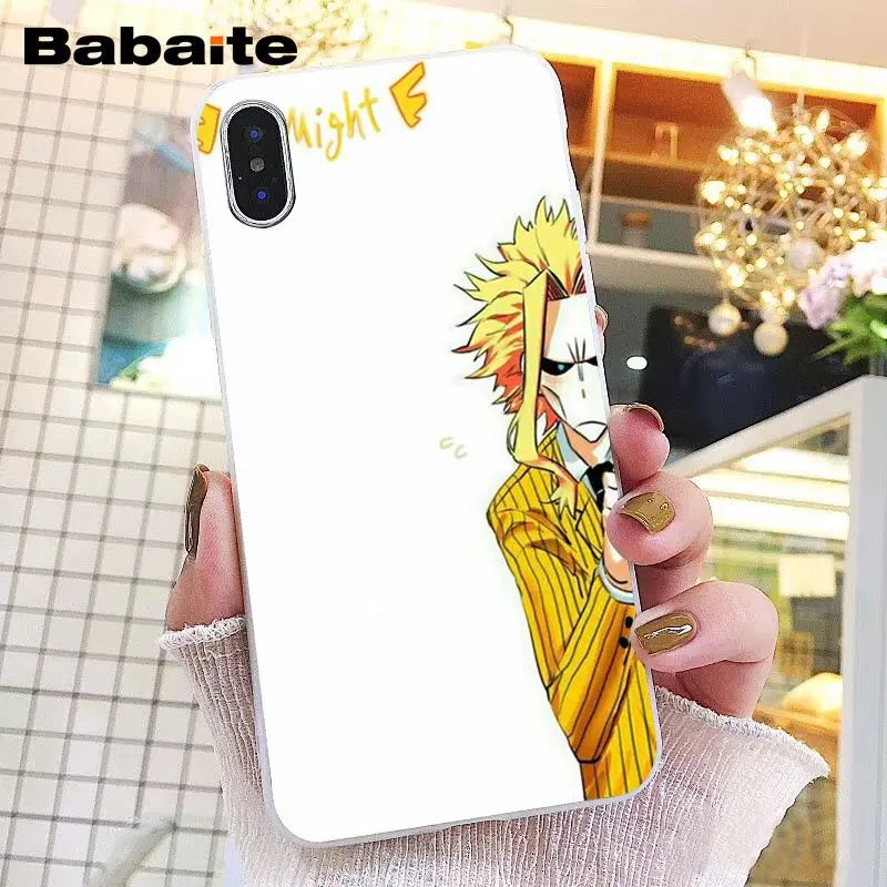 A7 Babaite аниме My Hero Academy deku bakugou Boku no Hero чехол для телефона iPhone XR 11 Pro Max XS MAX 8 7 6 6S Plus X 5 5S SE - Цвет: A7