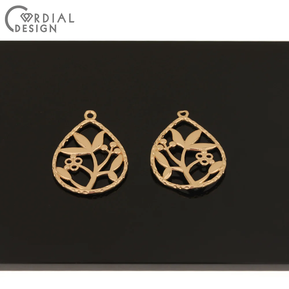 

Cordial Design 50Pcs 21*30MM Jewelry Accessories/Pendant/Copper/Hand Made/DIY Jewelry Making/Drop Shape/Earring Findings/Charms