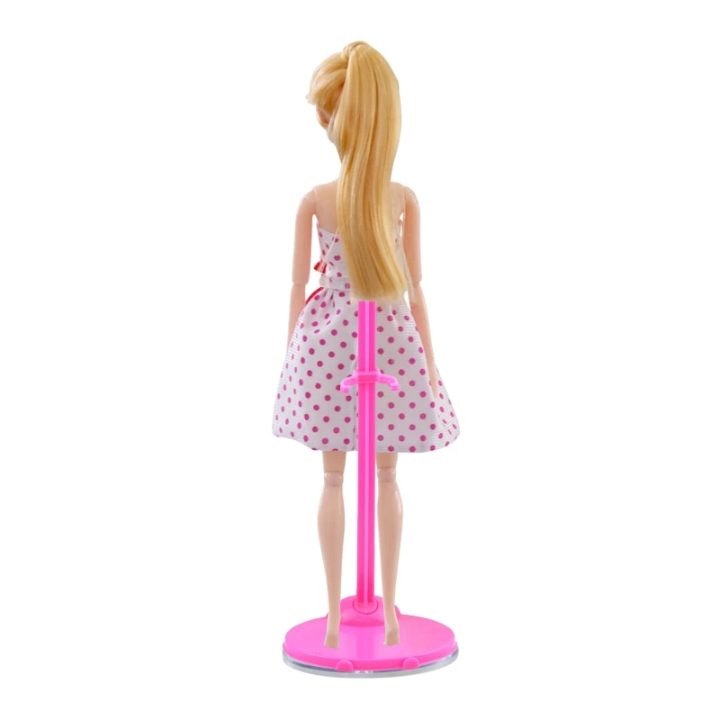40JC Princess Doll Mannequin Blue/Pink/Purple/Transparent Stand Supplies Portable Dolls Table Game Creative Baby Gift | Игрушки и хобби