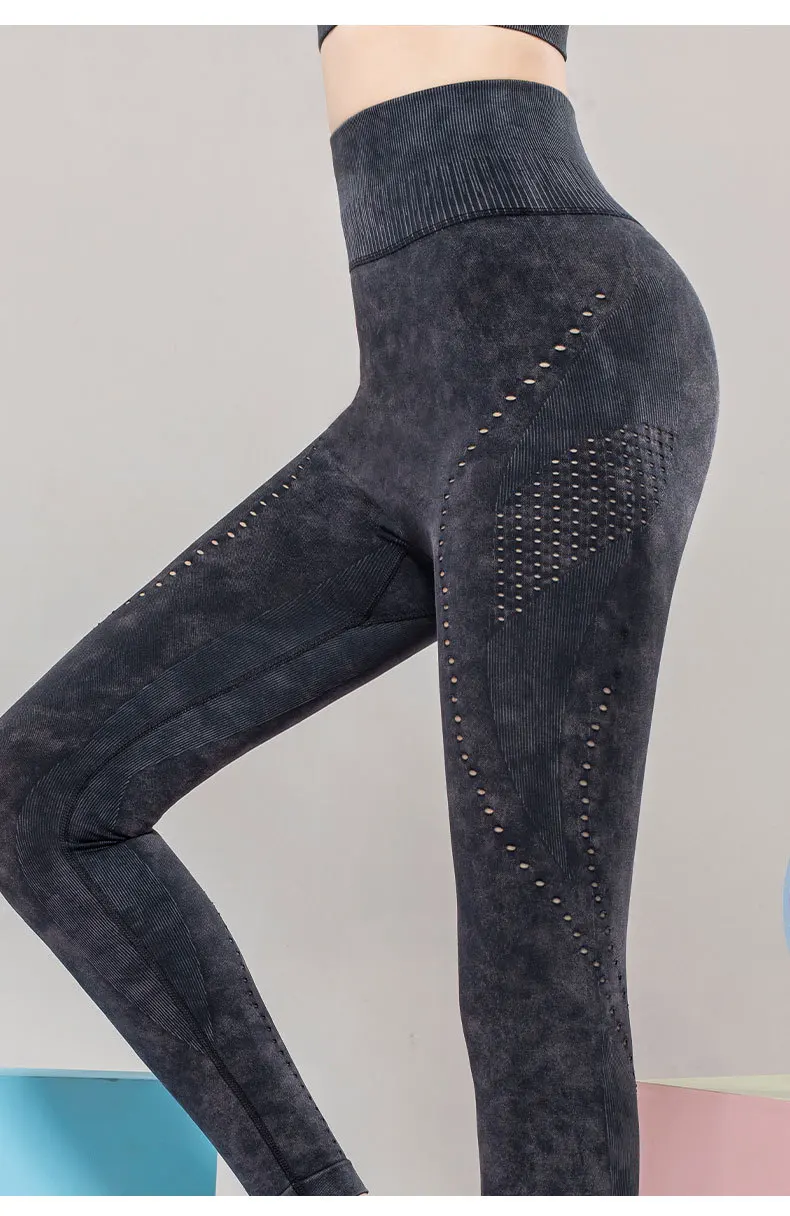 

Autumn High Waist Women Yoga Pants Push Up Hip Fitness Leggings Quick Drying Seamless Yoga Leggings for Gym Workout Clothes