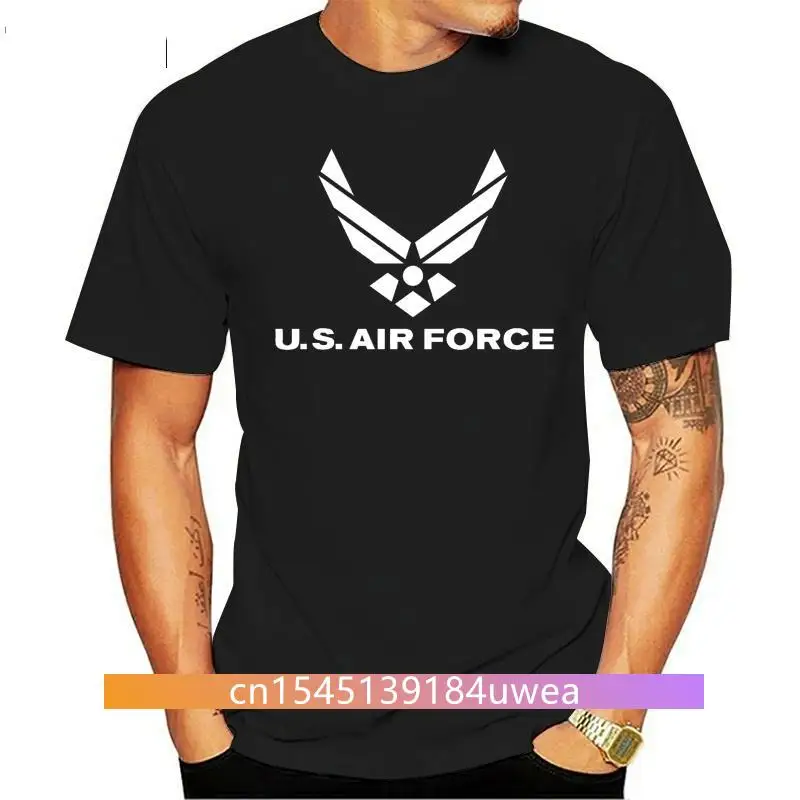 

2019 Fashion Cotton T-shirt US Air Force Logo American Military USAF Men's Tee Shirt 1659