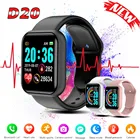 D20 Смарт-часы Reloj спортивный цифровой фитнес-трекер монитор сердечного ритма Смарт-часы наручные часы для телефона Apple Xiaomi
