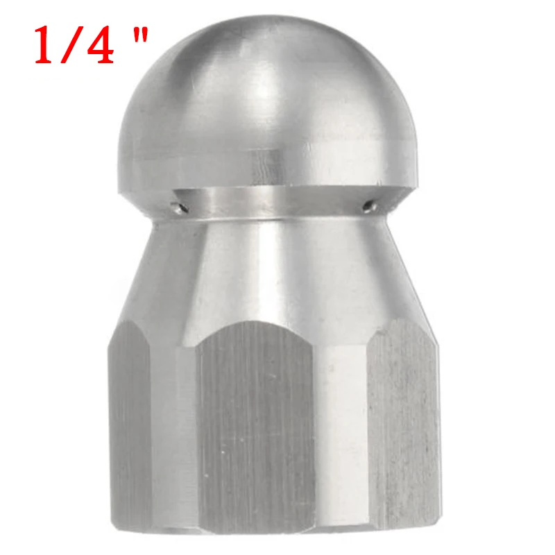 

Pressure Washer Drain Rotary Sewer Cleaning Nozzle 1/4" Male Garden Washer Hose Nozzle Sprayer Sprinkler Cleaning Tool