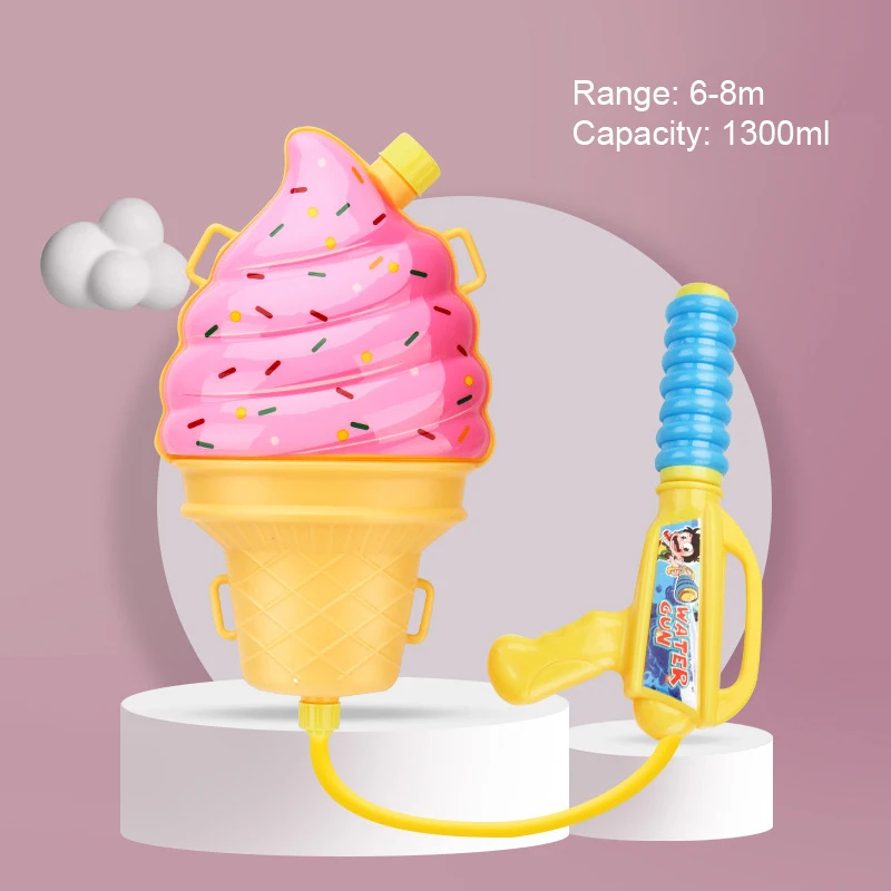 

Cute Piggy Backpack Water Gun Toy Boy Girl Large Summer Beach Toy Water Pool Kids Boys Girl Children' Toy