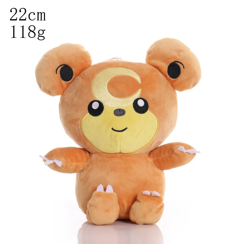 

22cm Teddiursa Plush Toys Doll Anime Bear Plush Stuffed Toys Birthday Gifts for Children Kids