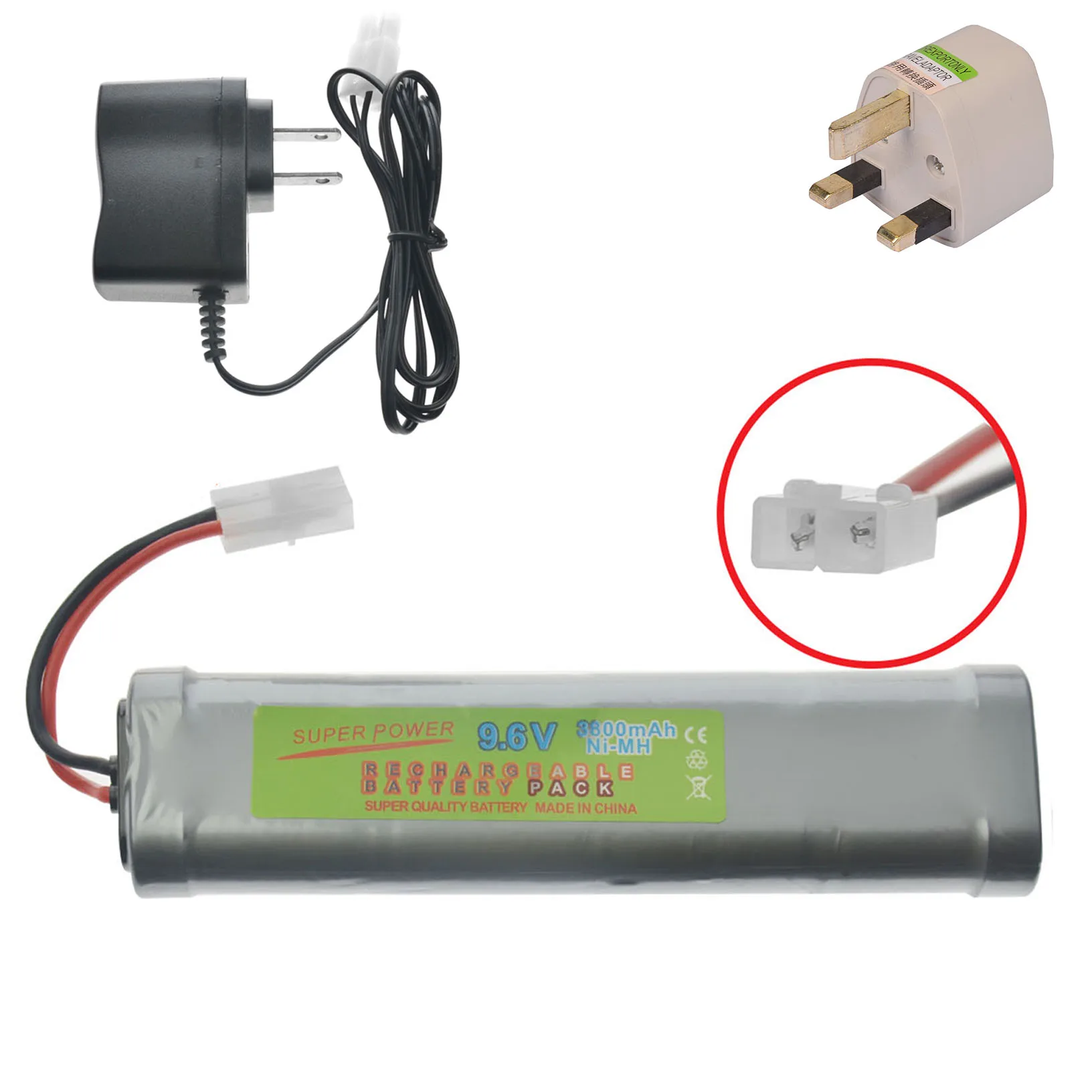 1x9 6 V NiMH 3800mAh аккумуляторная батарея штепсельная вилка Tamiya + зарядное устройство US/