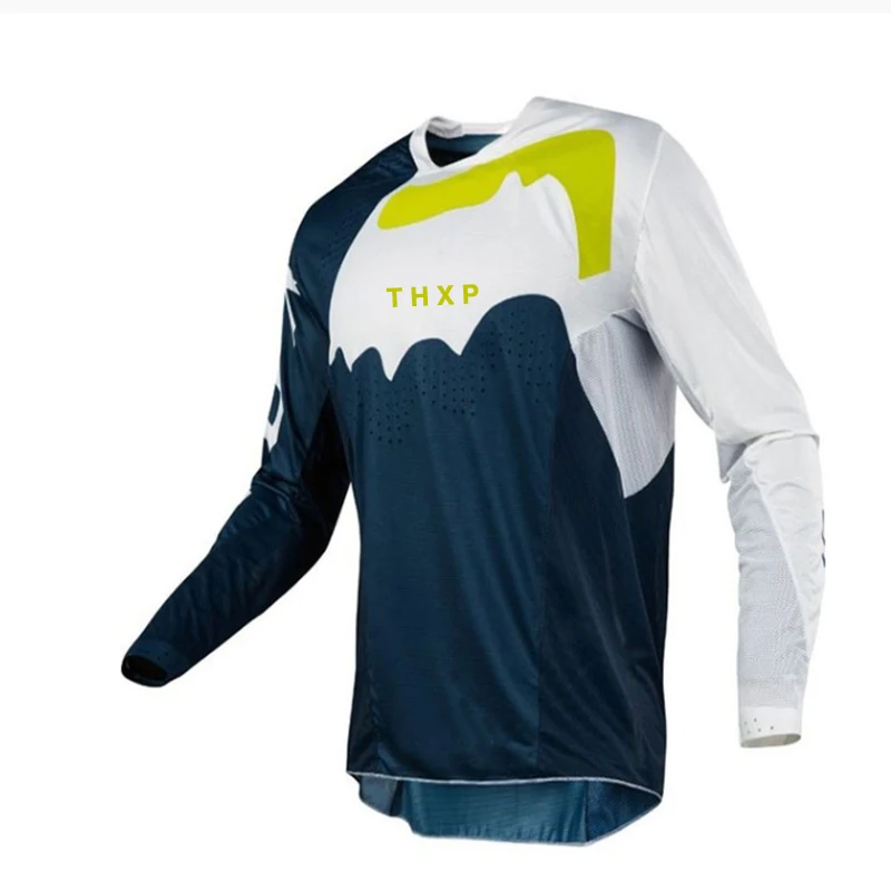 

2021 Men's Downhill Jerseys thxp Fox Mountain Bike MTB Shirts Offroad DH Motorcycle Jersey Motocross Sportwear Clothing FXR