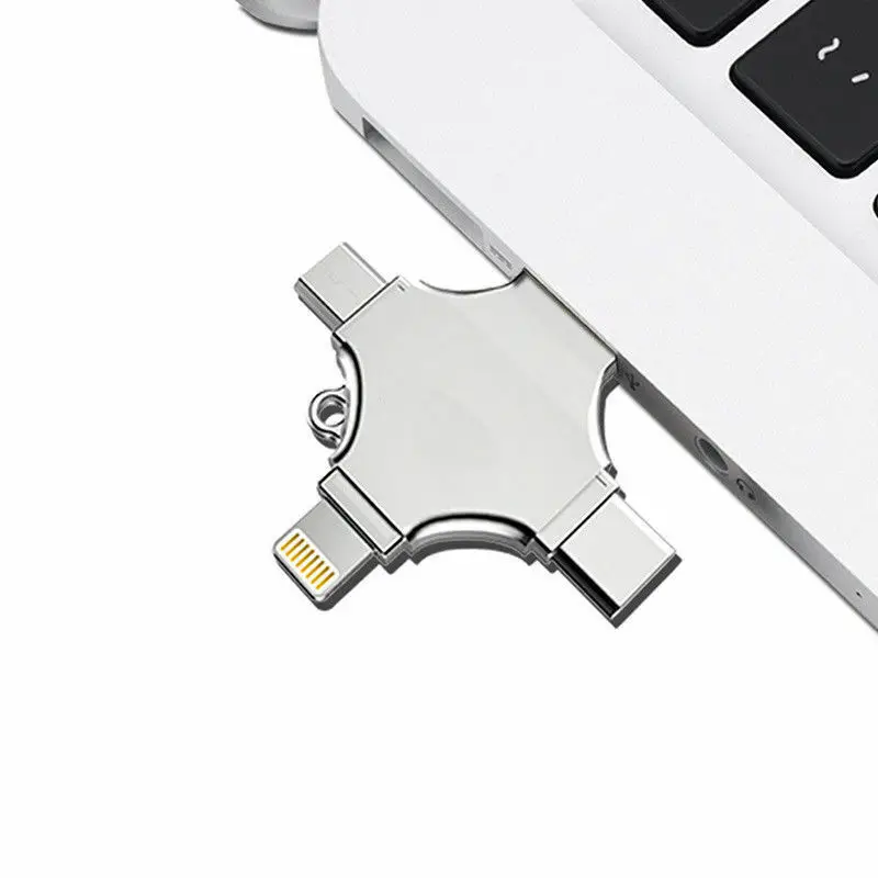 4 в 1 OTG USB3.0 кардридер с TF-накопителем внешнее хранилище для устройств iOS/Android/type _ C /
