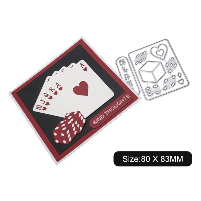 Металлические Вырубные штампы в виде скорпиона для покера фотообои карточки