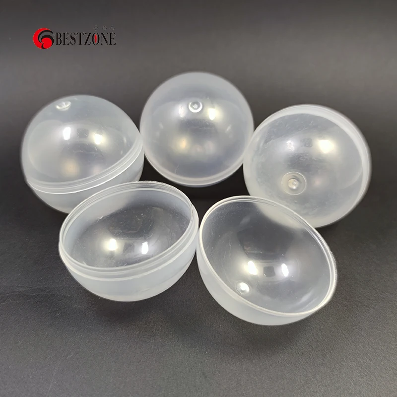 Пластиковые пластиковые игрушечные капсулы 40 шт./лот диаметром 32 мм прозрачные с
