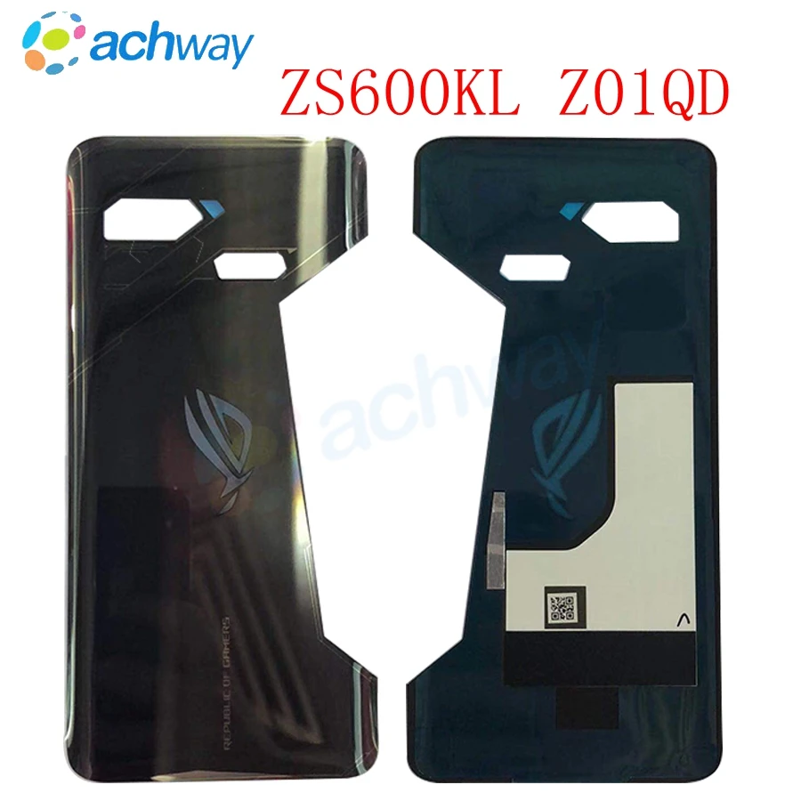 6," чехол на заднюю панель для Asus ROG phone ZS600kl, стеклянная крышка на заднюю панель, корпус, запасные части для Asus Z01QD