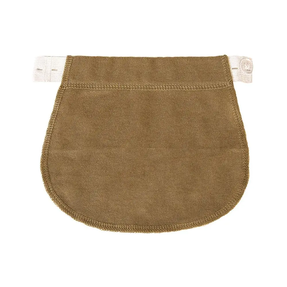 Cotton-Khaki Пояс для беременных; брюки для беременных; мягкие джинсы с эластичной резинкой на талии; регулируемый пояс - Цвет: Cotton-Khaki