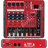 red color efx4 4 channel bluetooth mixer sound mixing microphone stage karaoke mixer