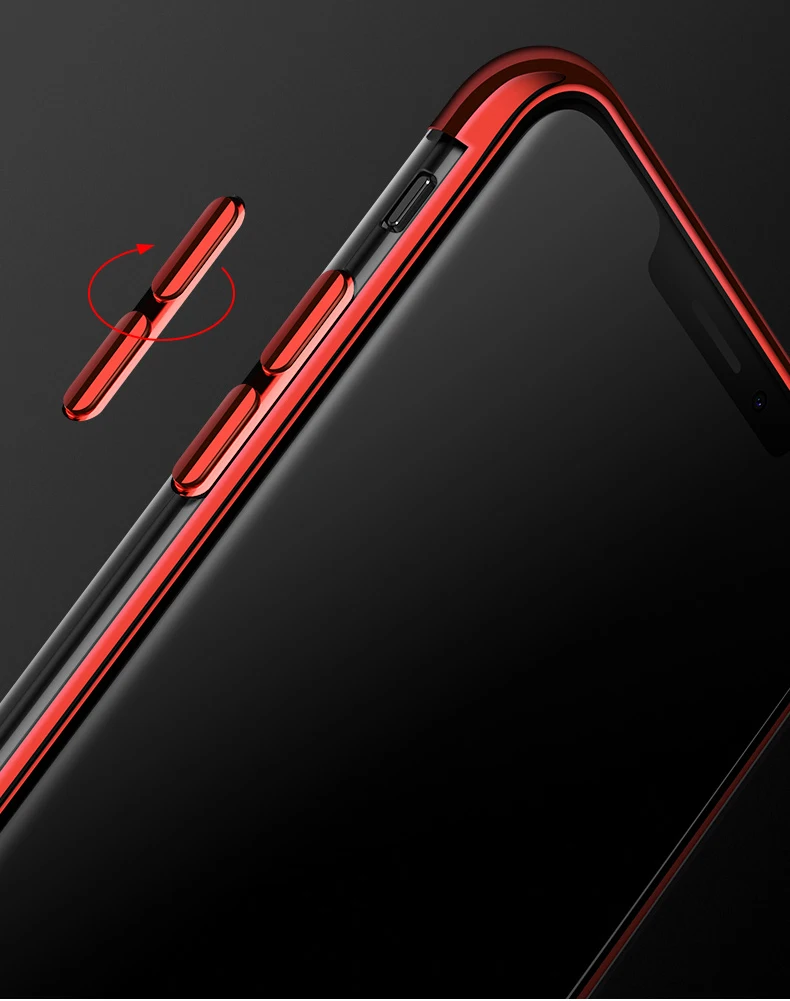 Противоударный чехол для iPhone 6 6s 7 8 Plus Edge покрытие прозрачный мягкий ТПУ X XS XR Max 11 Pro