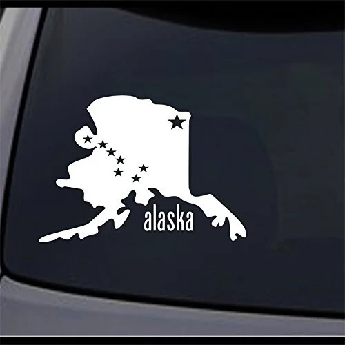 Alaska State Map флаг AK Home виниловая наклейка | Игрушки и хобби