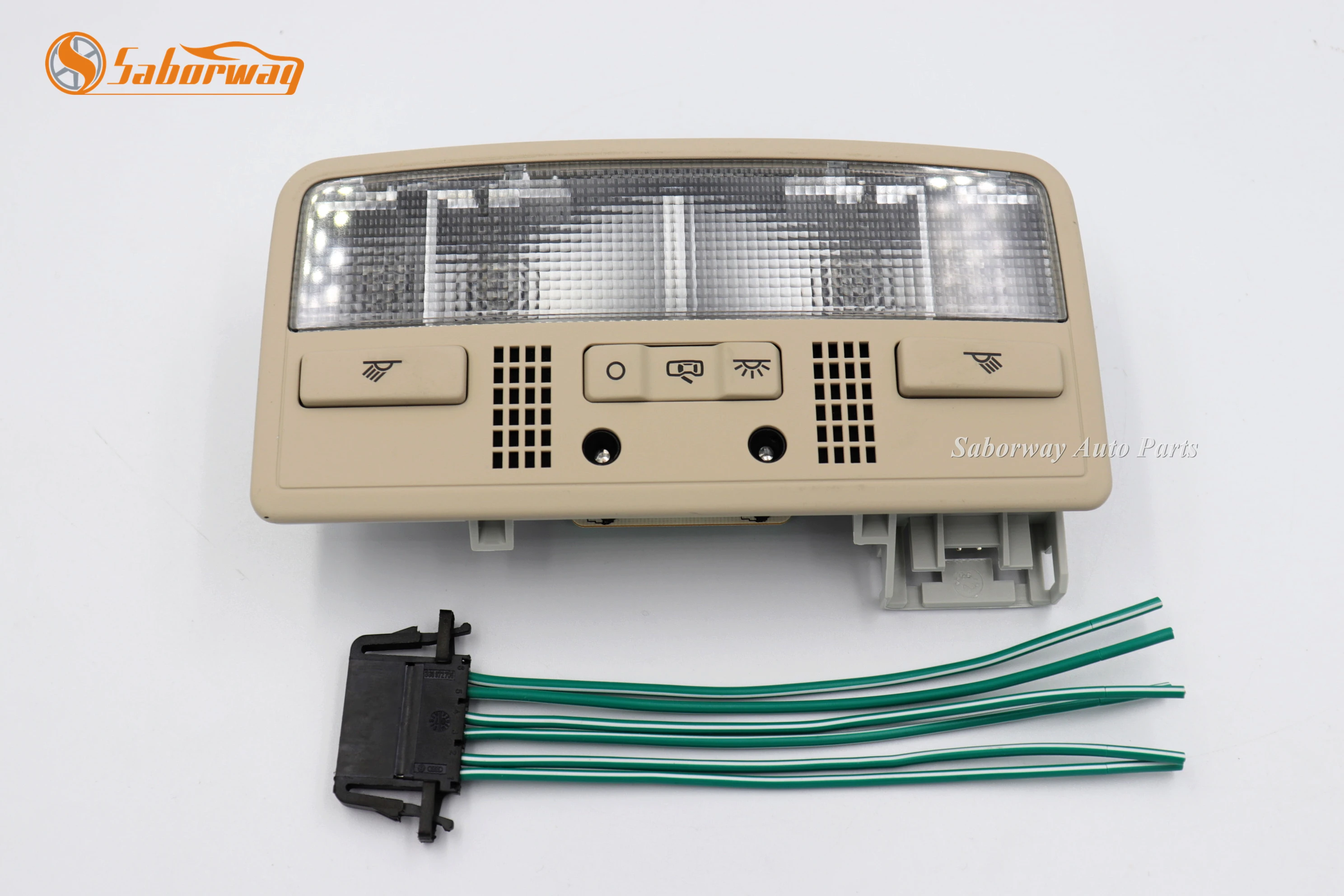 Саборвей бежевый купольный светильник лампа для чтения + кабель Passat B5 Octavia Superb 3B0