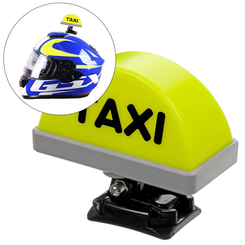 

Светодиодный Мотоциклы шлем светильник USB Перезаряжаемые светодиодный знак такси для сигнальная лампа Янтарный Предупреждение светильник...