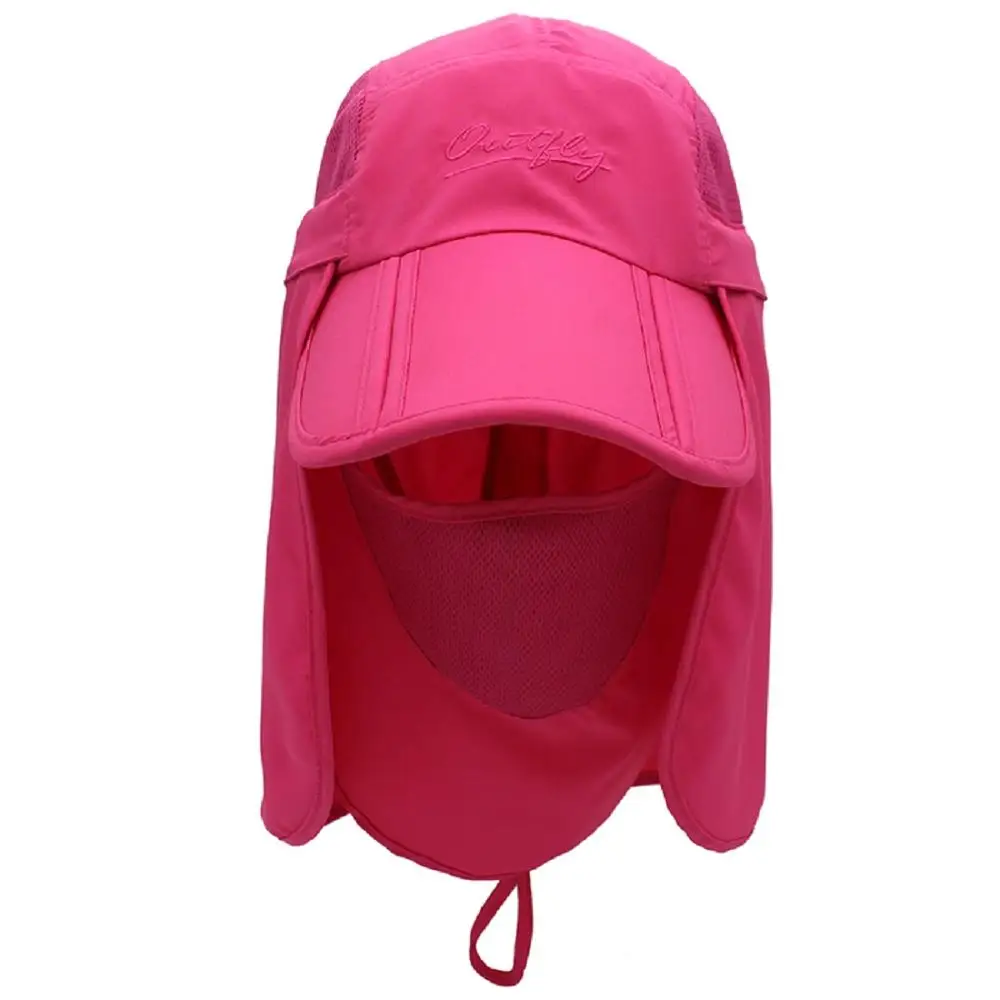 Rose Red Connectyle Kids шляпа для защиты от солнца Легкая сетчатая Кепка с клапаном быстросохнущая съемная - Цвет: Rose Red