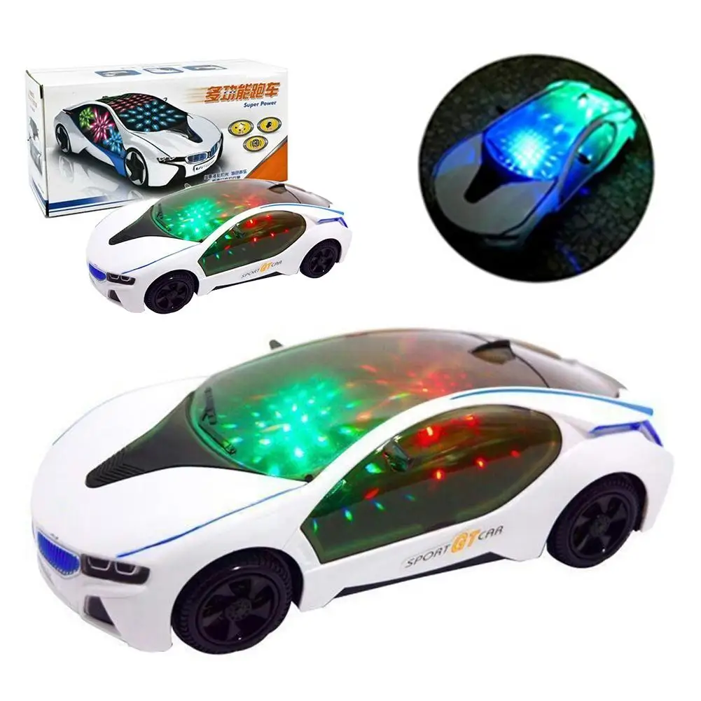 Cool Children Racing Car Model Toy with 3D Special Light and Music Wonderful Gift for Boys and Girls