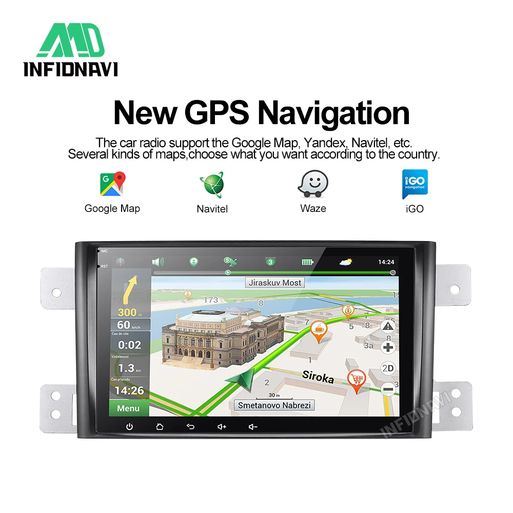 Android 9,0 автомобильный dvd для suzuki grand vitara gps навигация автомобиля Радио Видео Стерео Мультимедиа Плеер ips экран