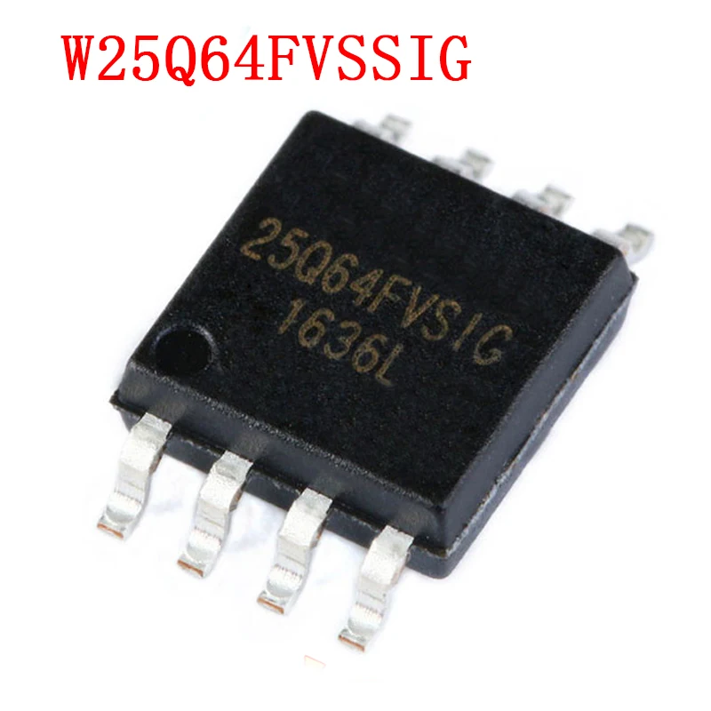 10 шт. W25Q64FVSSIG W25Q64FVSIG 25Q64FVSSIG 25Q64FVSIG 25Q64FVS1G W25Q64 25Q64 SOP8 новый оригинальный | Электронные