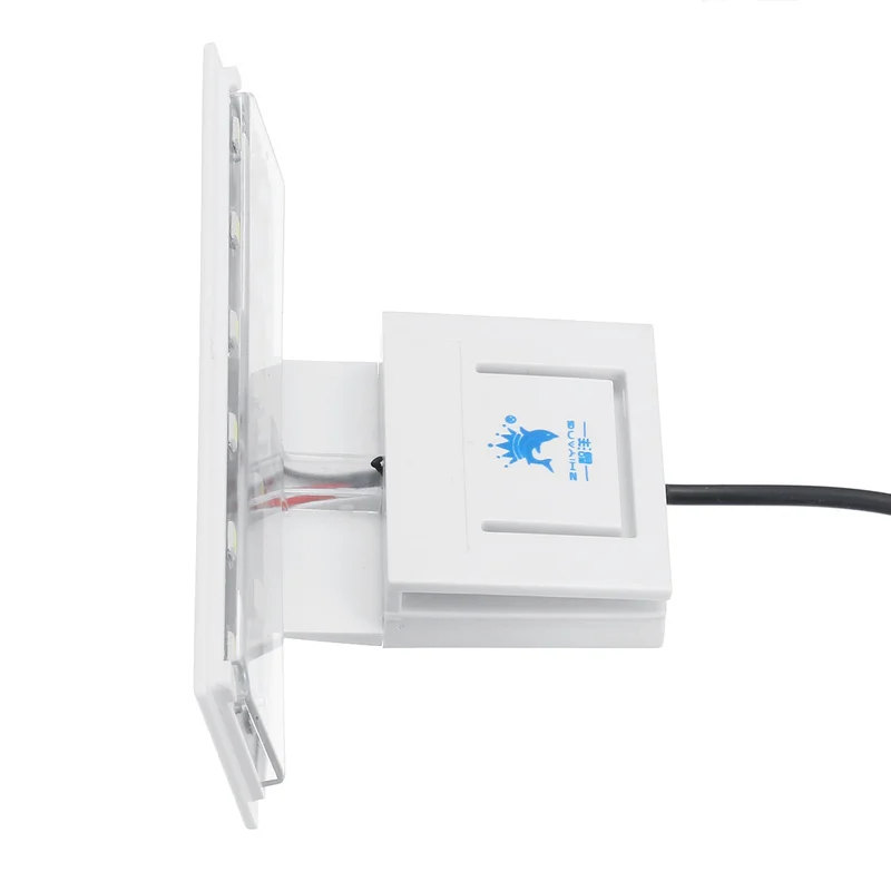 1 шт LED водяной светильник для роста акватических растений в аквариуме с креплением на зажим, сверхтонкие светильники пресной воды.