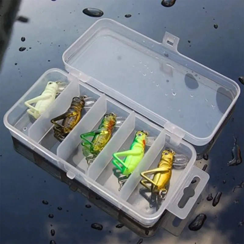 5 Pcs Luminous Fishing Lure Artificial Locust Grasshopper Lures Insect Shape Hard Bait Set In Tackle |