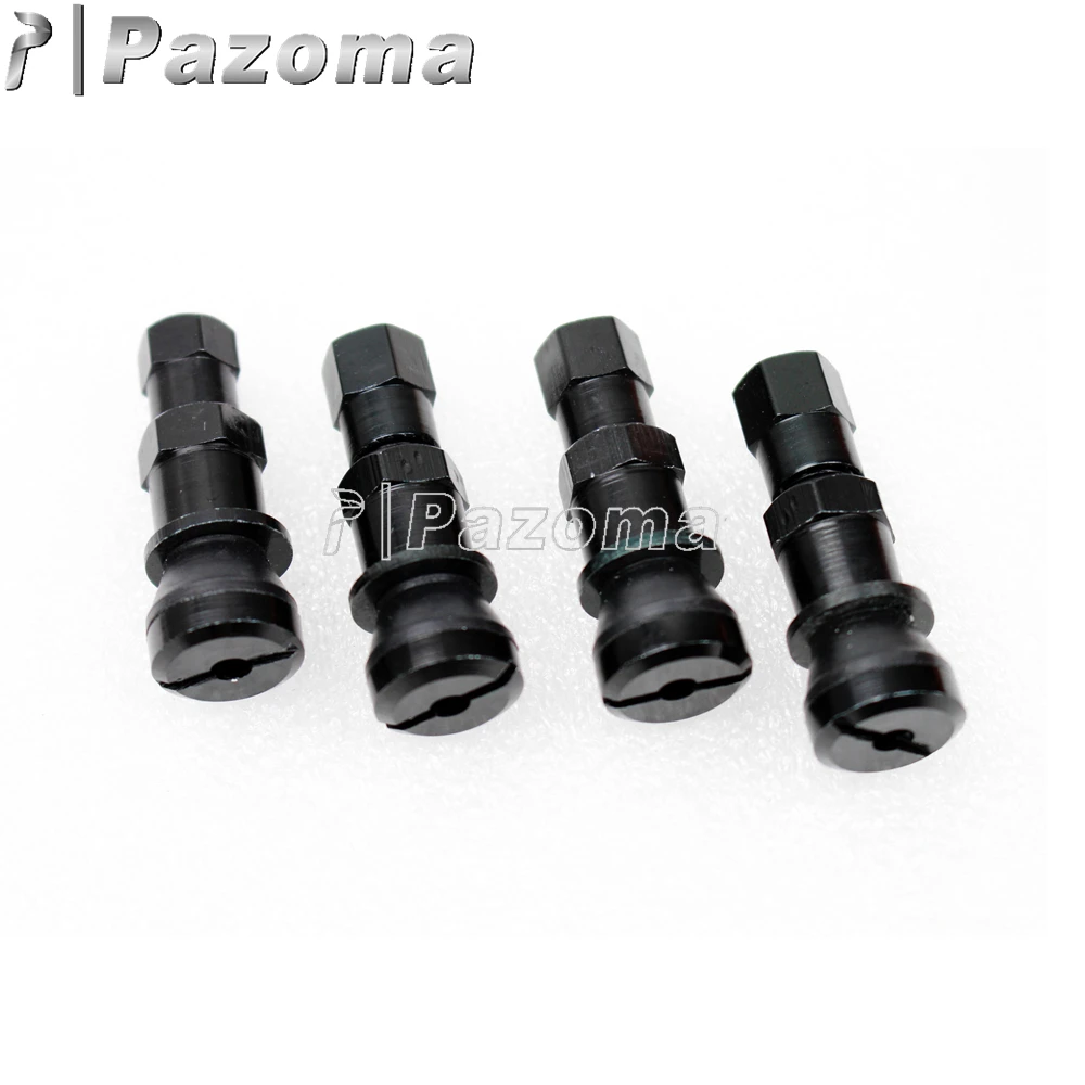 Pazoma 4 шт. автомобильный фургон алюминиевые бескамерные колпачки от пыли для колес