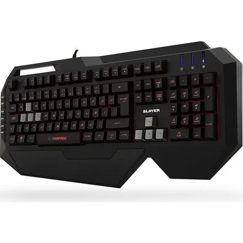 Rampage Q Usb Trk Kb-R11 Backlight Multimedia Keyboard Black Player