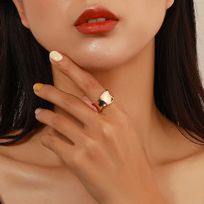 Кольцо регулируемое в стиле хип хоп для женщин и девушек|Кольца| |