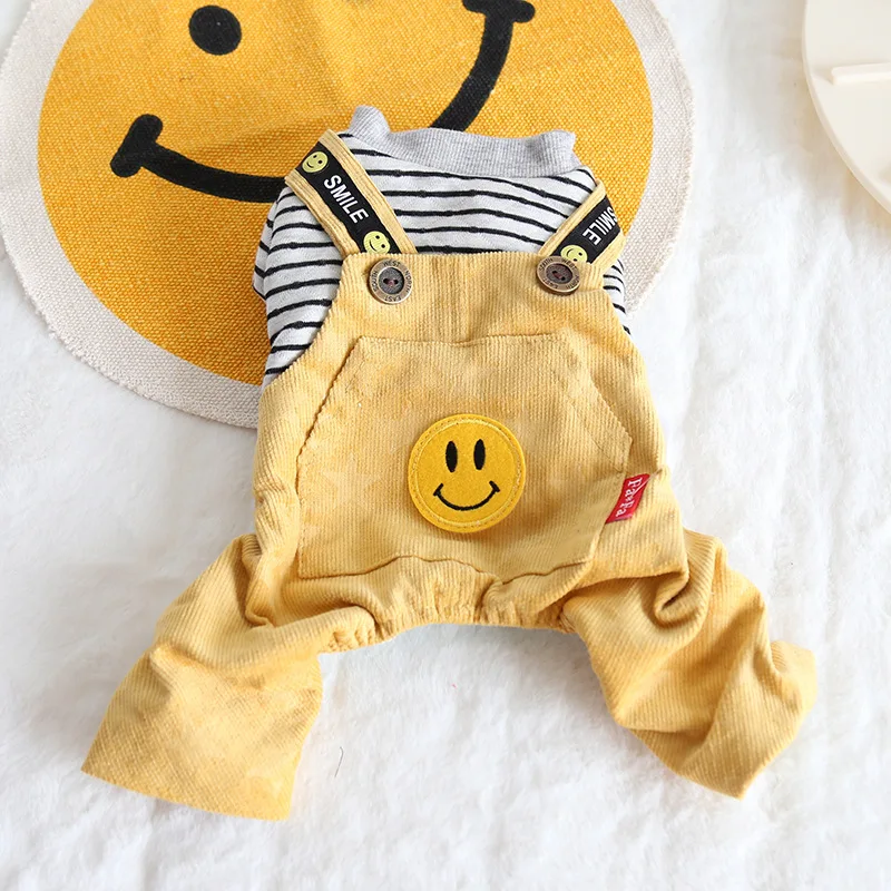 Новинка 2019 однотонная осенне зимняя одежда для собак в стиле ретро на бретелях