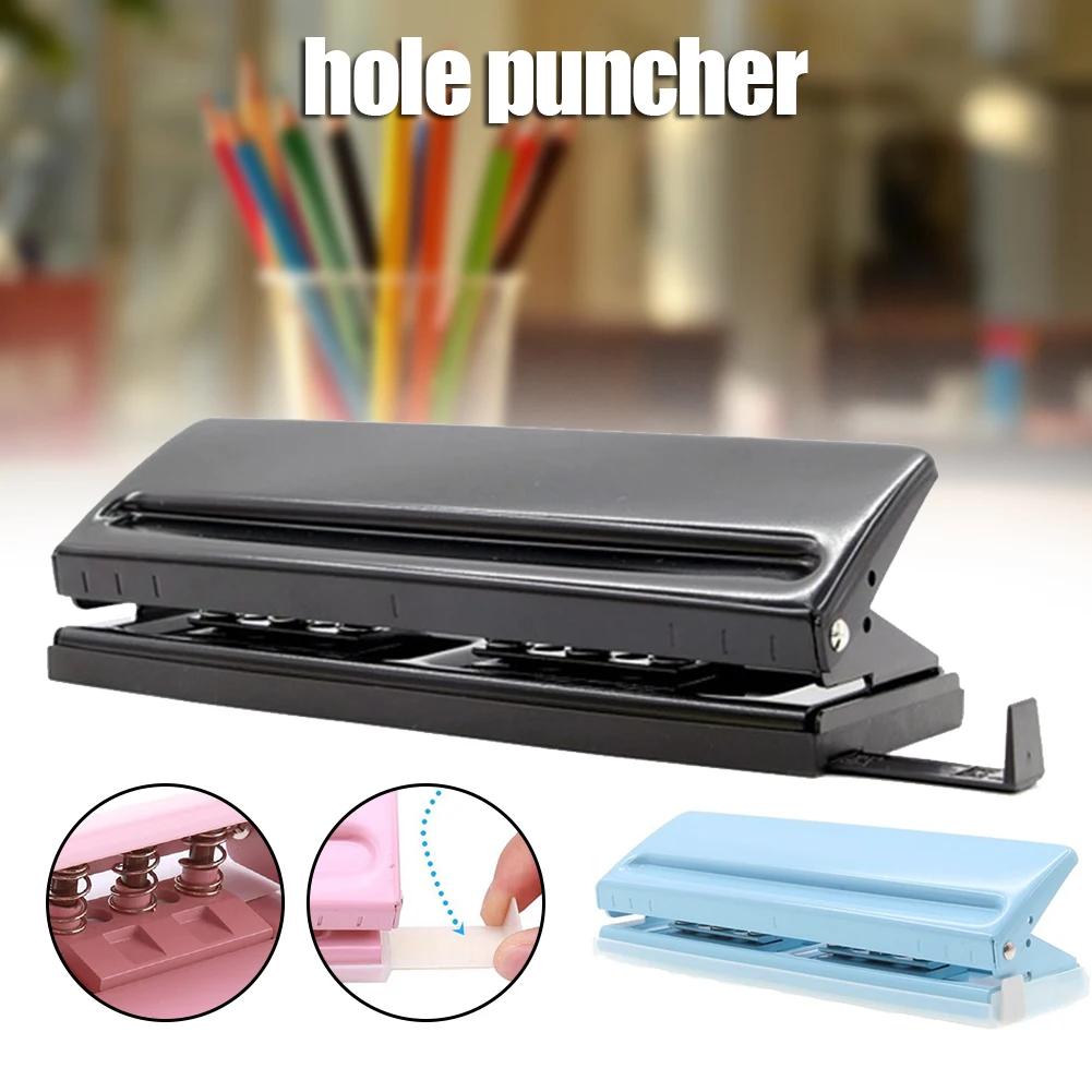 

Стандартный Дырокол с 6 отверстиями, регулируемый дырокол для ручной работы, внутренняя страница дневника с свободными листьями H-best